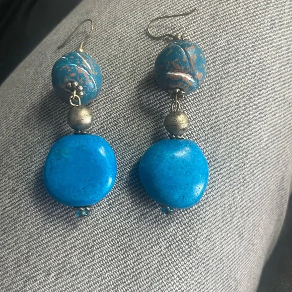 Turquoise Earrings - Picture 2 of 5